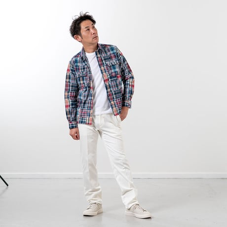 【綿100％ 柔らかい長袖シャツ】全2色 通年用 M-L チェック柄 おしゃれ トラッドテイスト 羽織におすすめ ギフト