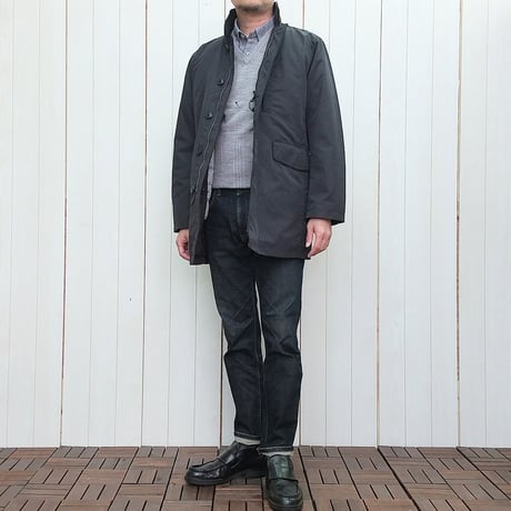 〇【洗濯OK／ウーステッドウール】　12ゲージ　針抜きプレーティング　Vネックセーター　3色