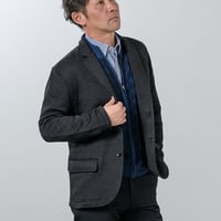 【洗濯機可能】ニットフリース テーラードジャケット 全1色 M-2L 秋冬用 軽量 イージーケア