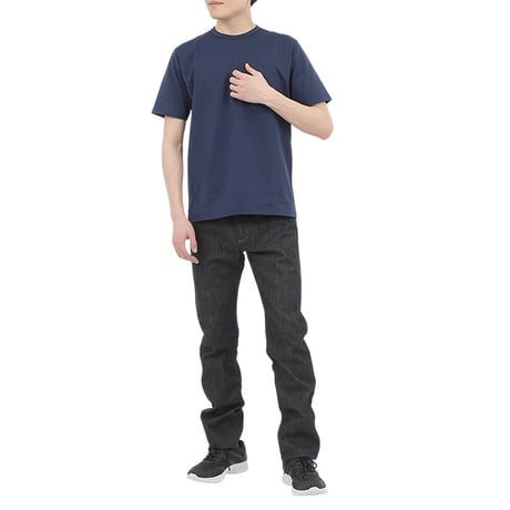 【シワ防止 速乾機能】紳士Tシャツ M-L 全2色 ポリエステルニット ストレッチ性 TEXBRID