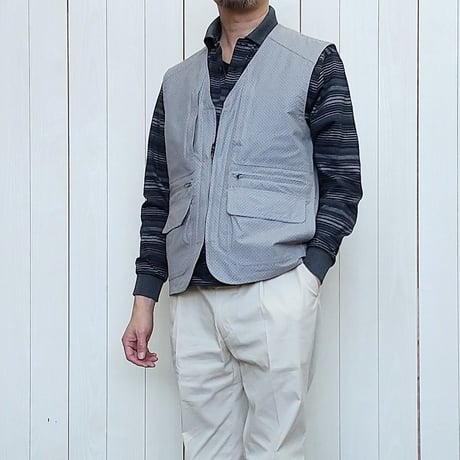 【夏でも着れる長袖ポロシャツ】　ボーダーポロシャツ　3色　日本製