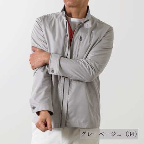 【撥水性・ 家庭洗濯OK】 H・L アッシュ・エル メンズ 撥水マイクロタフタ ブルゾン