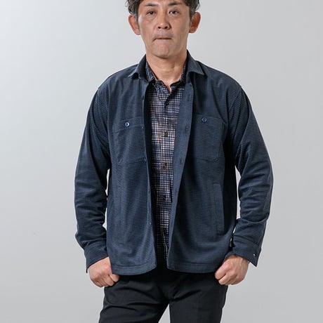 【蓄熱保温素材】フィルサーモ リコットシャツ ジャケット 全1色 M-2L 軽い 柔らかい 伸縮性 暖かい