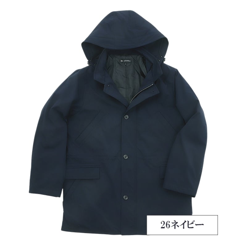 SALE/20％OFF】【撥水・ソロテックス】メンズ ハーフコート ツイル