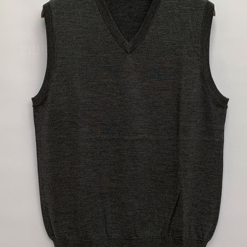 ☆キャッシュウール ウォッシャブル Vネックベスト ニュートラルカラー