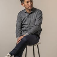 MORESALE 50％OFF【ダブルシルケット】　切替ジャガード　共襟ポロシャツ　2色　日本製  のコピー