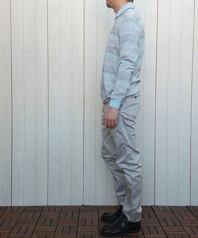 マルチボーダー ポロシャツ 2色 日本製 | H・L オンラインショップ