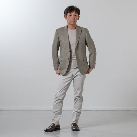 【ムレにくい/撥水加工/家庭洗濯可能】ツムギート テイラードジャケット 全2色 M－２L イージーケア ノーアイロン ツイード調 カジュアル おしゃれ