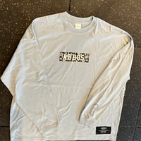 ABROS.ビッグシルエットロングTシャツ(アシッドブルー×ペイズリー)