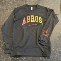 紅型グラデーションロングTシャツ(ブラック)