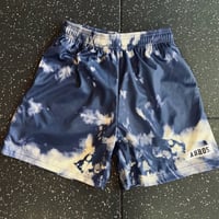 ABROS.オリジナルハーフパンツ(藍染風ネイビー)