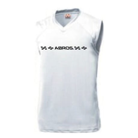 ABROS. バスケットシャツ　ホワイト