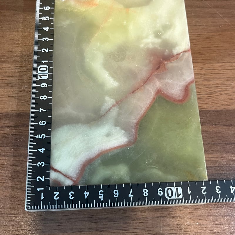 【天然高級石】 グリーンオニキス 飾り石 高級ホテルや有名ブティックなどの高級石 希少天然グリーンオニキス高級大理石プレート | crest.opj