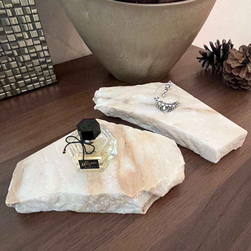 天然大理石プレート2点set | crest.opj