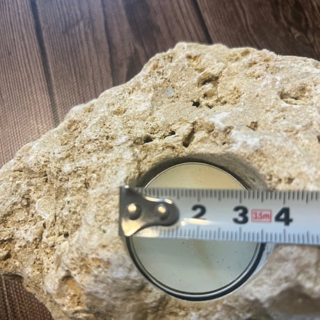 天然石琉球石灰岩のキャンドルホルダー