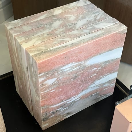 最高級pinkの天然大理石6枚SET