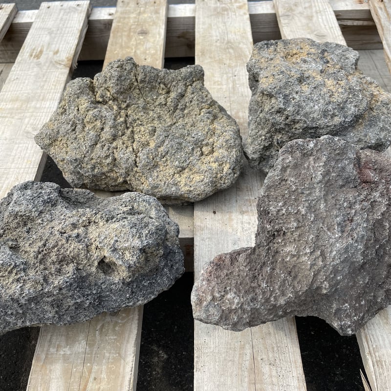 阿蘇山溶岩石 中18㎏セット | crest.opj