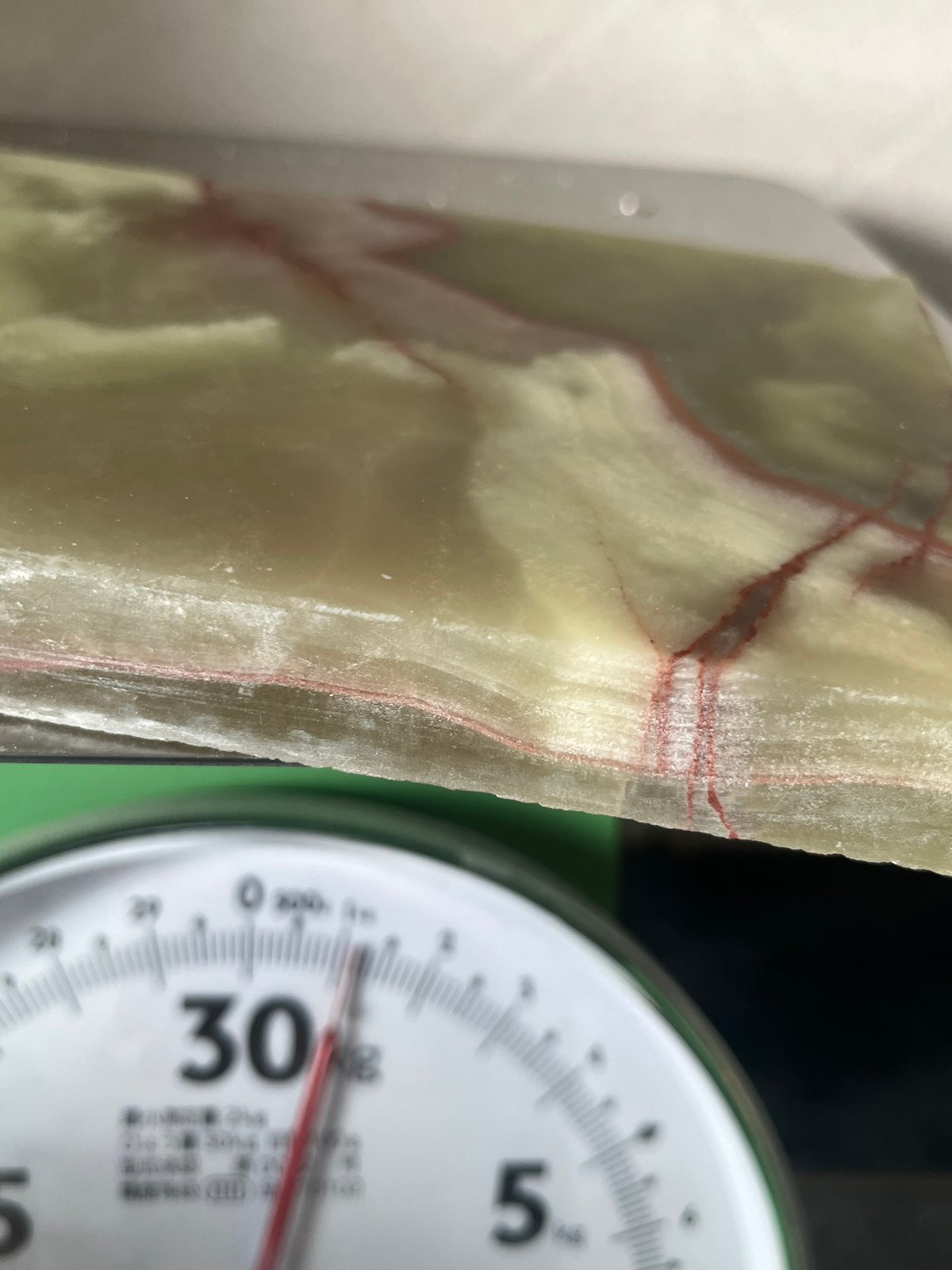 希少天然グリーンオニキス高級大理石プレート | crest.opj