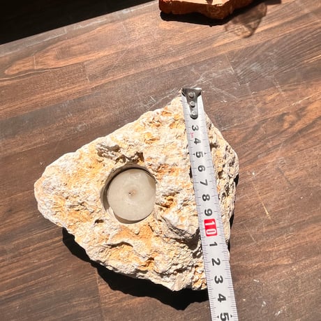 琉球石灰岩キャンドルホルダー1点ものA-3