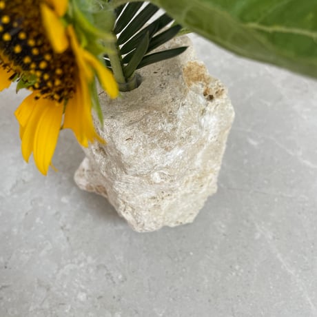 琉球石灰岩の花瓶（中）①