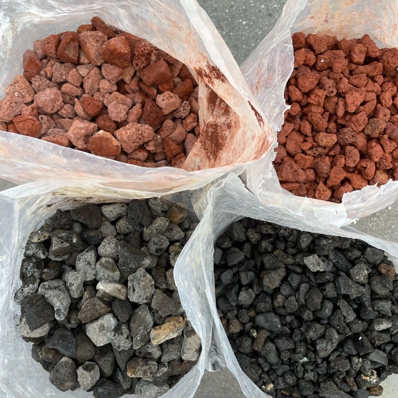 溶岩砂利 赤 20-30mm 10kg入り | crest.opj