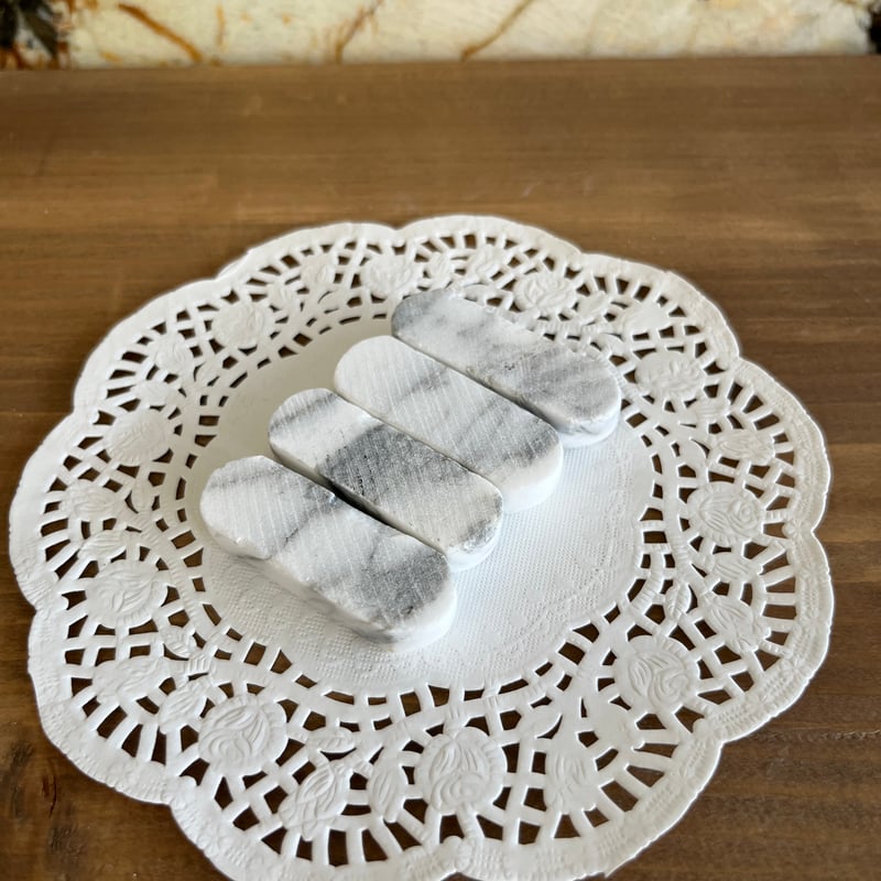 大理石のお箸置き4個set | crest.opj