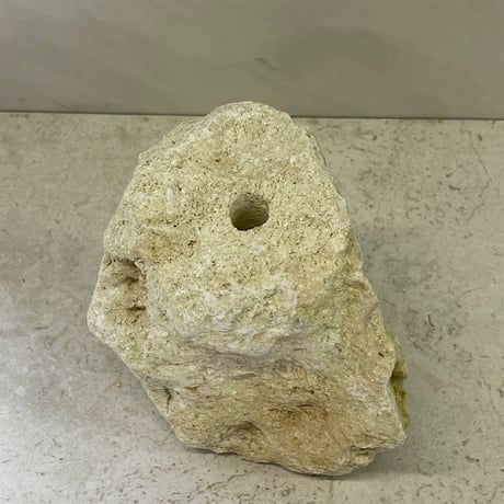 琉球石灰岩の花瓶