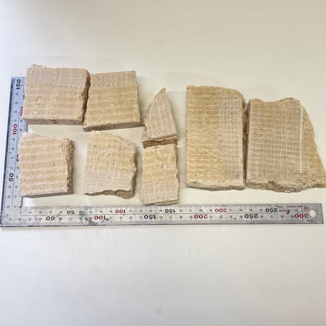 イタリアの天然石トラバーチン　8点セット