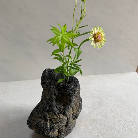 溶岩石の花瓶（大）③