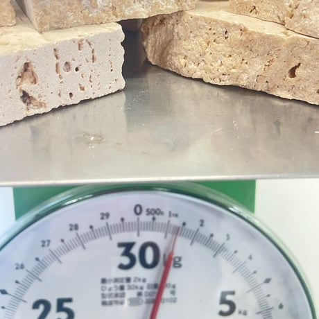 イタリアの天然石トラバーチン　8点セット