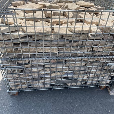 【アウトレット】壁材　ロックフェイス　ブラウン　80～300ｍｍ　20kg