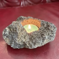 阿蘇溶岩石キャンドルホルダー　浄化！デトックス！　D-2