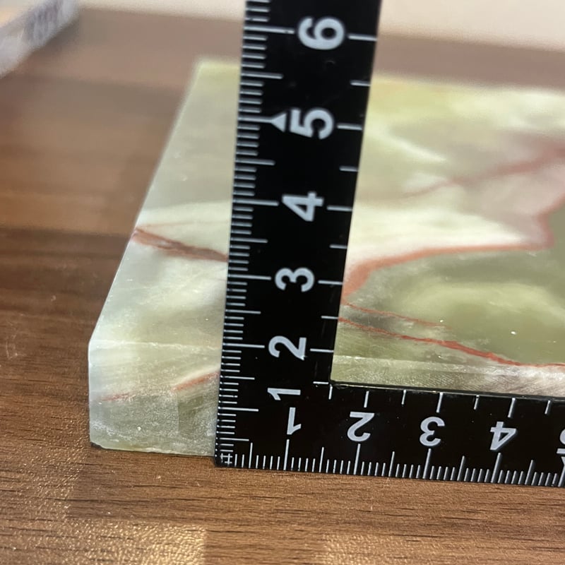 希少天然グリーンオニキス高級大理石プレート | crest.opj