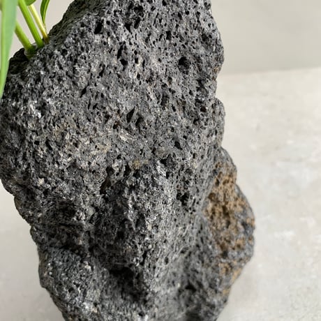 溶岩石の花瓶（大）③