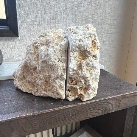 天然石ブックスタンド＊一品もの＊琉球石灰岩