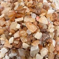 クォーツブラウン宝石みたいな砂利　20kg
