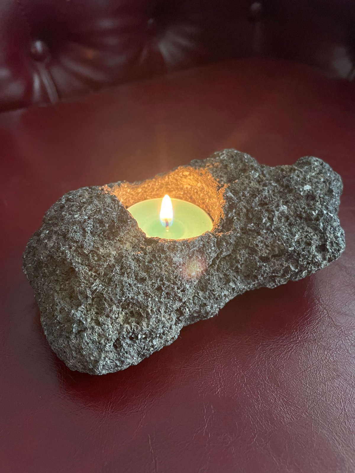 阿蘇溶岩石キャンドルホルダー D-1 | crest.opj
