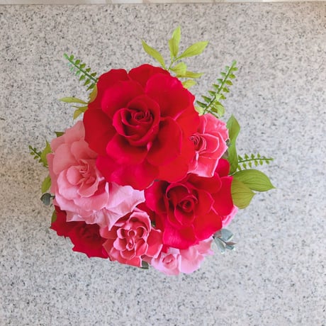 新築祝い、開店祝い、開業祝い、結婚祝い！プリザーブドフラワーアレンジメント【bell薔薇】