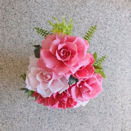 新築祝い、開店祝い、開業祝い、結婚祝い！プリザーブドフラワーアレンジメント【bell薔薇】