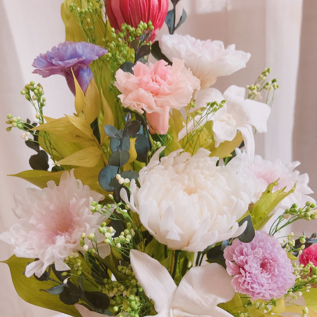 仏花、お供え花、ブリザーブドフラワー【たまきtypeB】 | フラワー