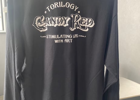 candyRedcafeロゴ入りロンT