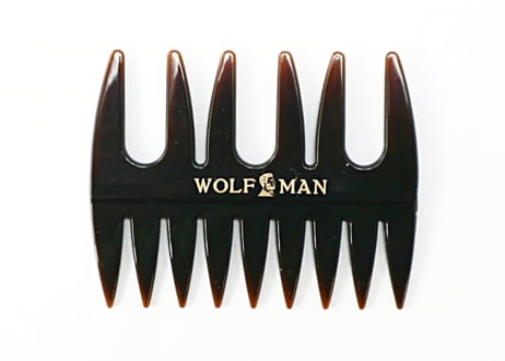 【WOLFMAN BARBER 】WOLFMAN - MESH COMB　コーム　メッシュコーム　ウェーブコーム