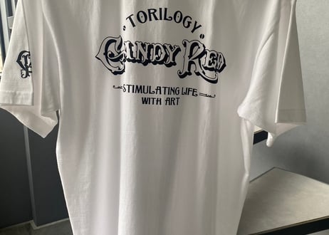 candyRedcafeロゴ入りTシャツ