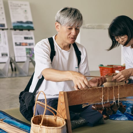 ELNEST CREATIVE ACTIVITY × GREENable HIRUZEN GAMA TOTE