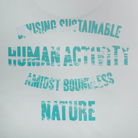 ELNEST CREATIVE ACITVITY×GREENable MOON TEE  -for the trails we walk-