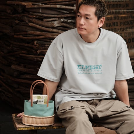 ELNEST CREATIVE ACTIVITY × GREENable HIRUZEN GAMA TOTE