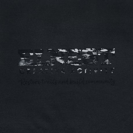 ELNEST CREATIVE ACITVITY×GREENable MOON TEE  -for the trails we walk-