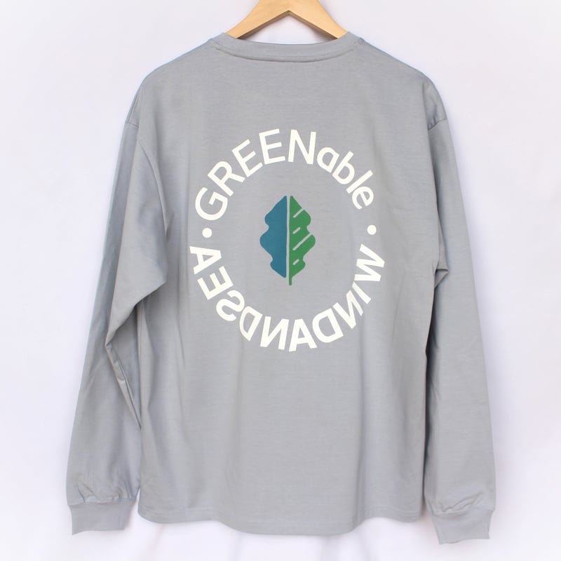 WIND AND SEA×GREENable】オーガニックコットンTシャツ LONG SLE WIND AND SEA×GREENable】オーガニックコットンTシャツ LONG SLE