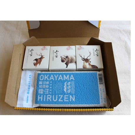 【真庭里海米 × 山の宝】真庭の恵みジビエセット