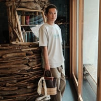ELNEST CREATIVE ACITVITY×GREENable MOON TEE  -for the trails we walk-
